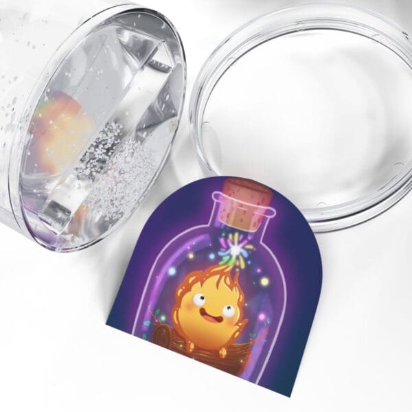 Howl’s Moving Castle – Calcifer in the Bottle Snow Globe Ghibli Store ghibli.store