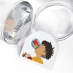 Ponyo The Kiss Sticker Snow Globe Ghibli Store ghibli.store