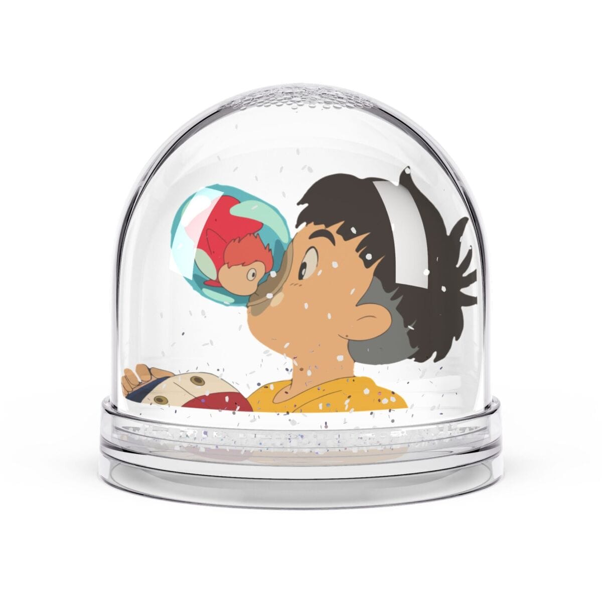 Ponyo The Kiss Sticker Snow Globe Ponyo The Kiss Sticker Snow Globe Ghibli Store ghibli.store