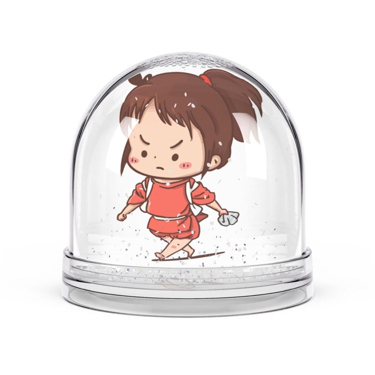 Spirited Away Chihiro Chibi Snow Globe Spirited Away Chihiro Chibi Snow Globe Ghibli Store ghibli.store
